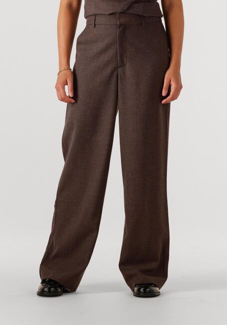 Bruine NEO NOIR Pantalon EMMETT MELANGE PANTS - large