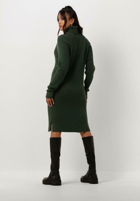 Groene MINUS Mini jurk AVA KNIT TURTLENECK DRESS - large