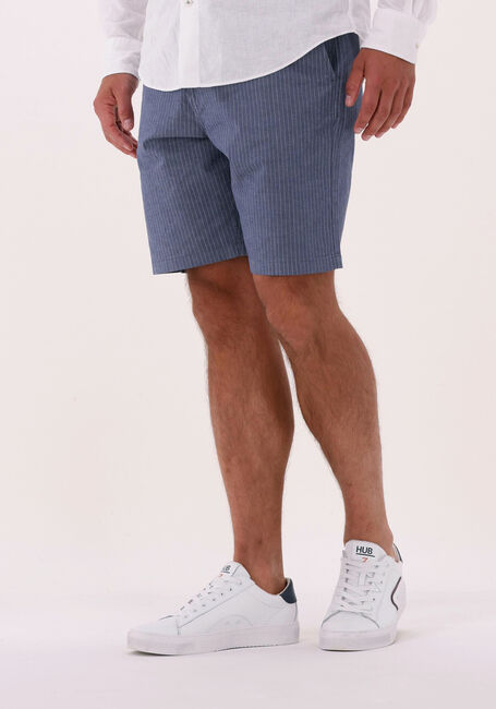 SELECTED HOMME Pantalon courte SLHCOMFORT-HOMME STRUCTURED Bleu foncé - large