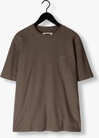 WOODBIRD T-shirt WBBAINE WAFFEL TEE en marron