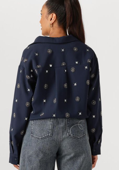 NUKUS NEWPORT BLOUSE EMBROIDERY Blouses Bleu foncé - large