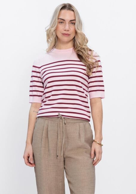 Roze Y.A.S. Trui YASLENA SS KNIT PULLOVER - large