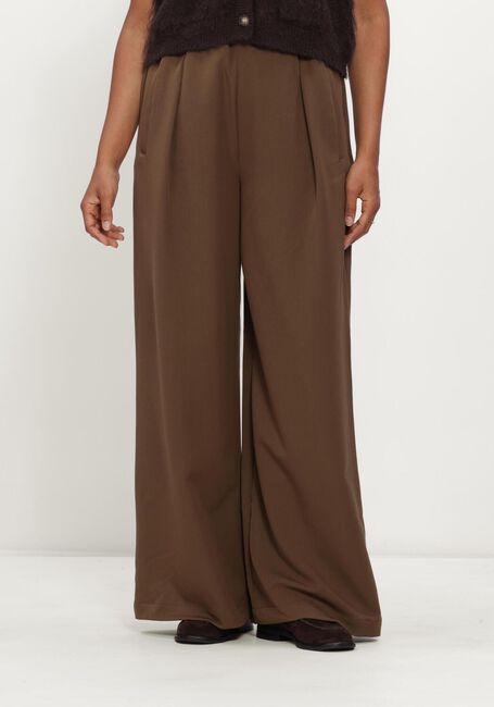 Bruine CIRCLE OF TRUST Wijde broek MARLON PANTS - large