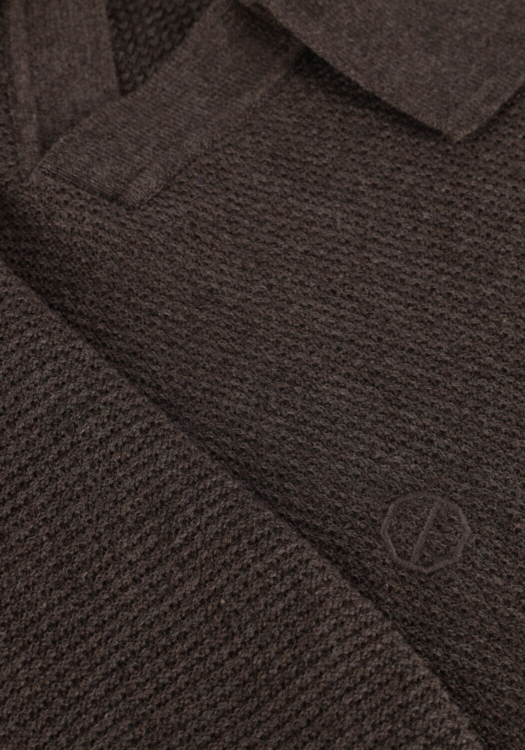 DSTREZZED Pull MERCURY POLO en marron - large