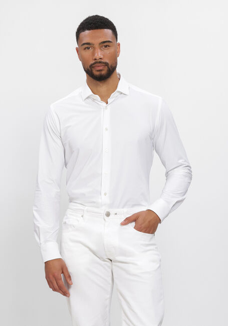 Witte XACUS Klassiek overhemd ACTIVE SHIRT 558ML - large