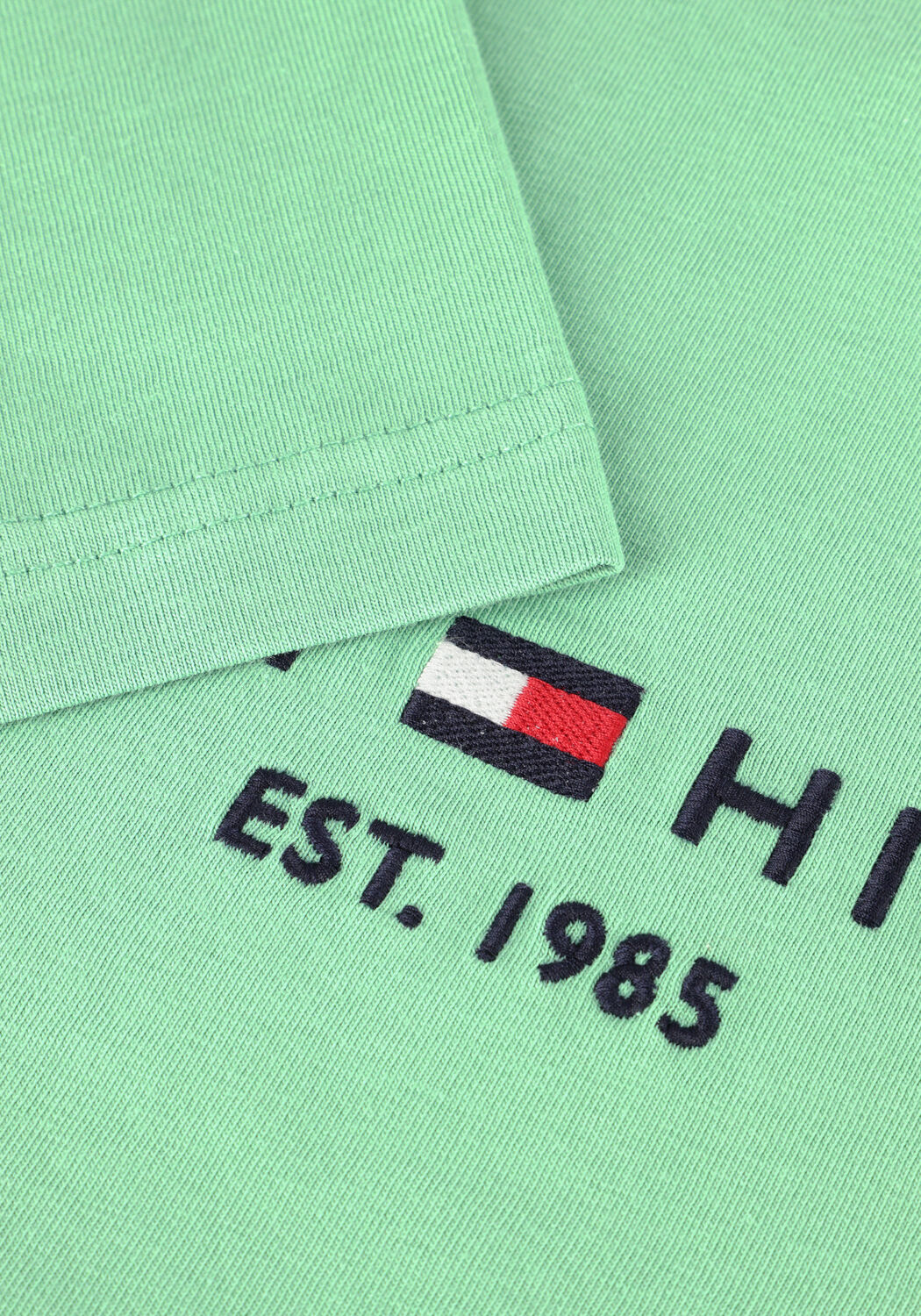 Groene TOMMY HILFIGER T-shirt TOMMY LOGO TEE - large