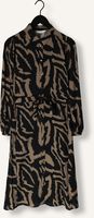 SUMMUM Robe midi DRESS ABSTRACT LEAVES en noir SUMMUM Robe midi DRESS ABSTRACT LEAVES en noir - medium