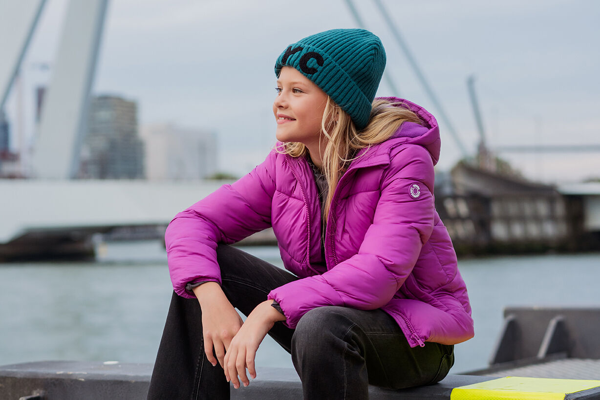 Paarse VINGINO Gewatteerde jas TANNA - large