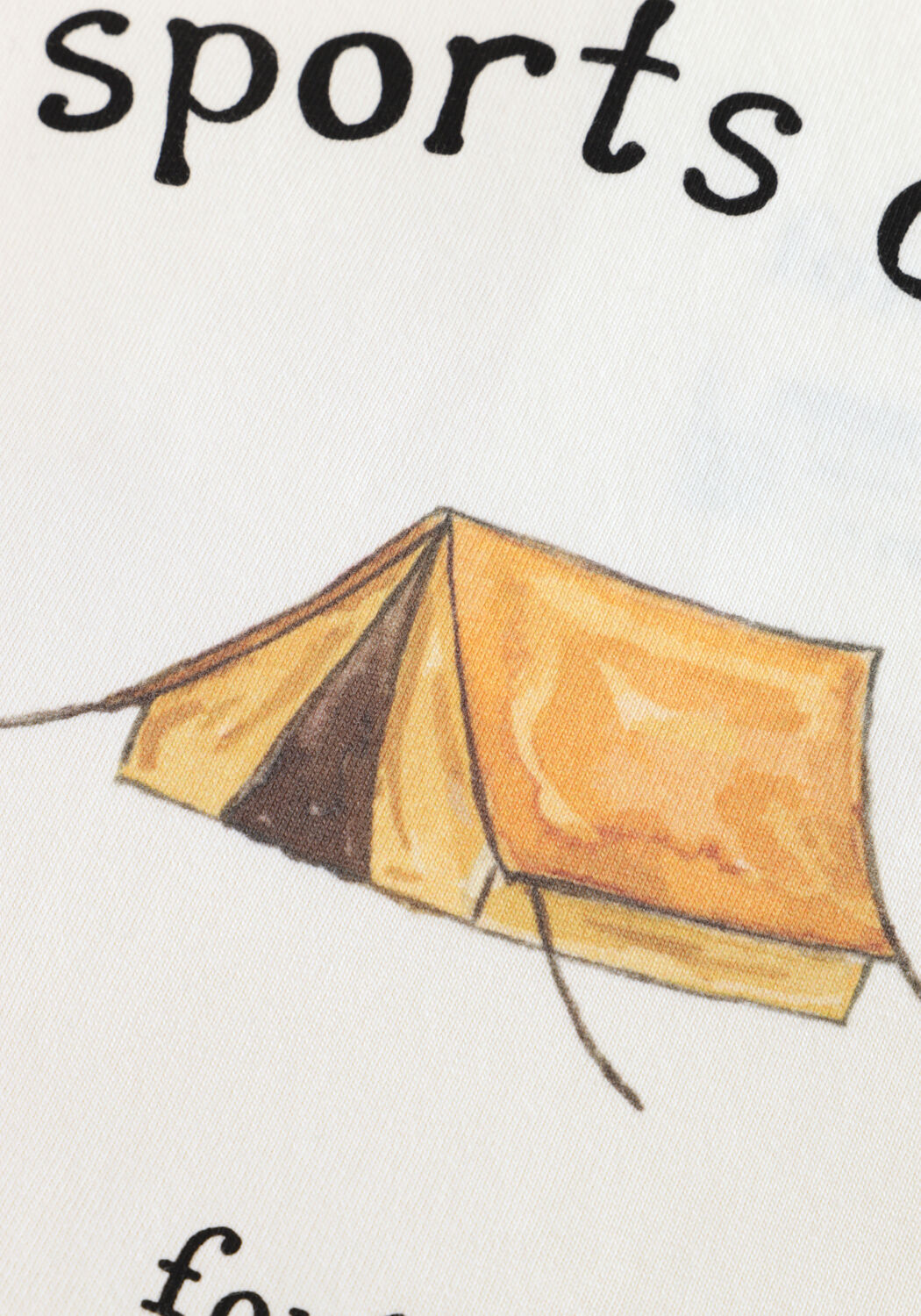 FOR&Eacute;T T-shirt SPORTS T-SHIRT Cr&egrave;me - large