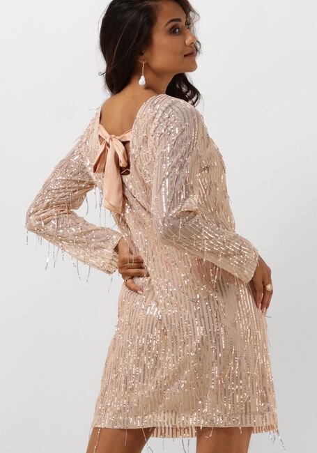 Lichtroze NEO NOIR Mini jurk MALINE SEQUINS DRESS - large