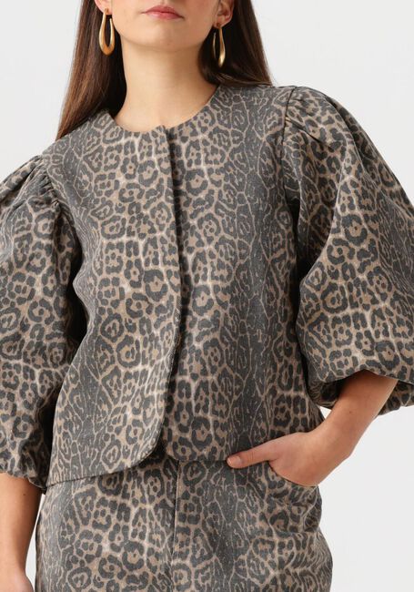MINUS RANA SHORT JACKET Blouses en marron - large