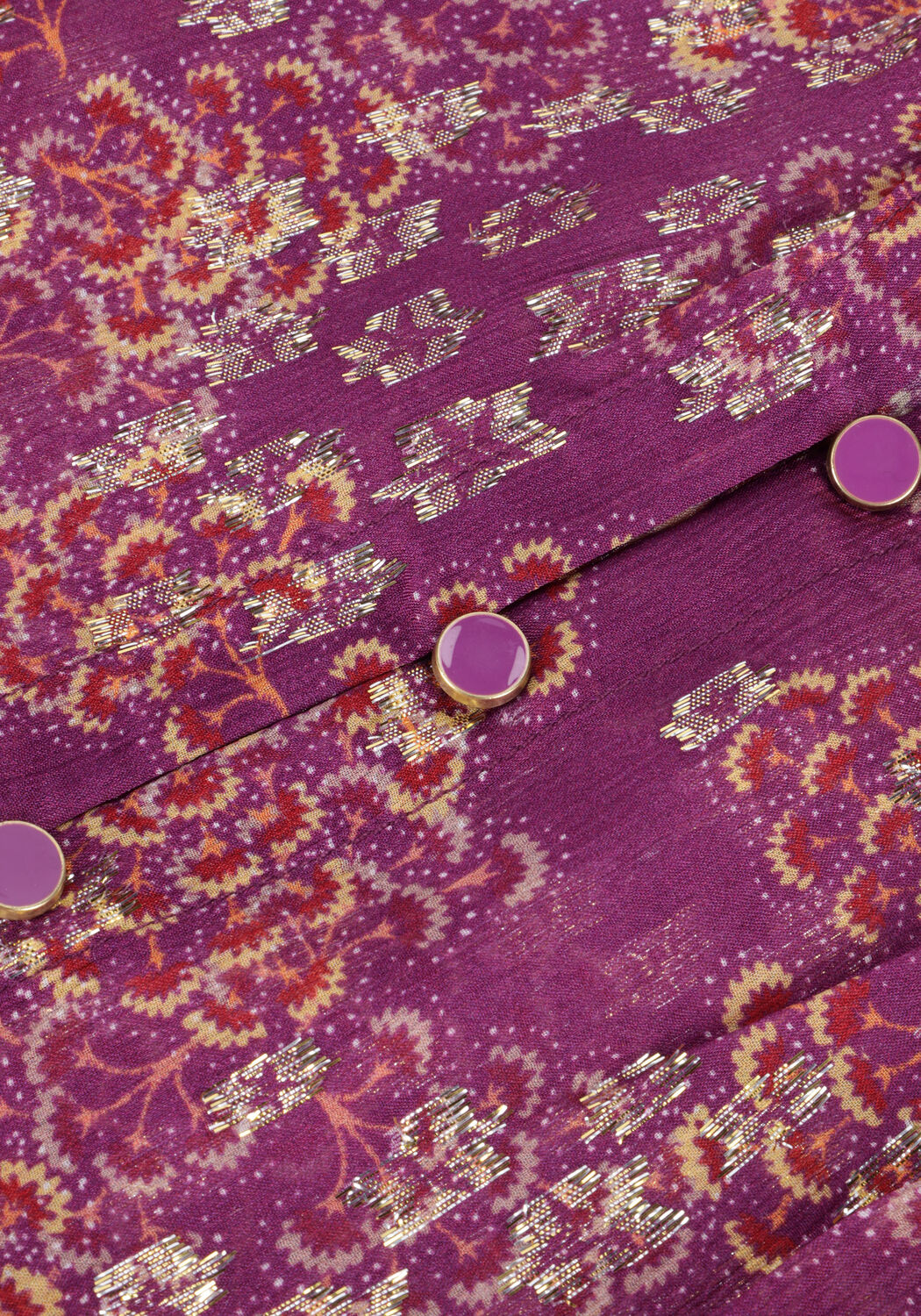 Paarse VANESSA BRUNO  SEBAN BLOUSE - large