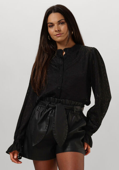 Zwarte POM AMSTERDAM  BLOUSE - HEARTS BLACK - large