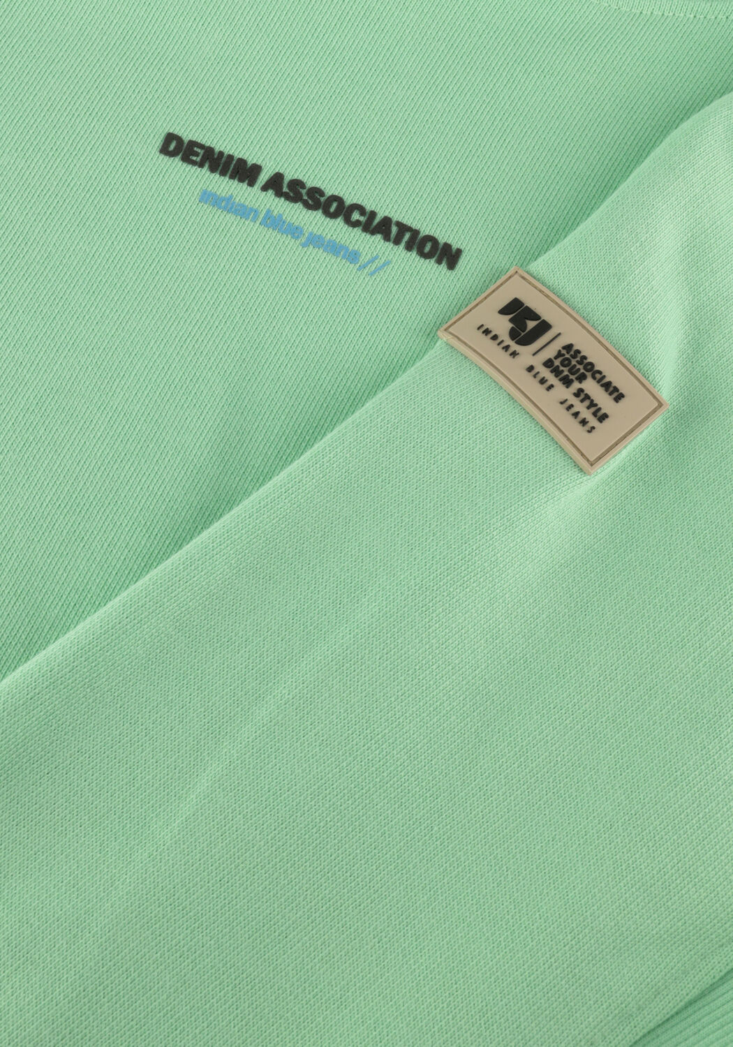 INDIAN BLUE JEANS Chandail HOODIE BACKPRINT WASHED en vert - large