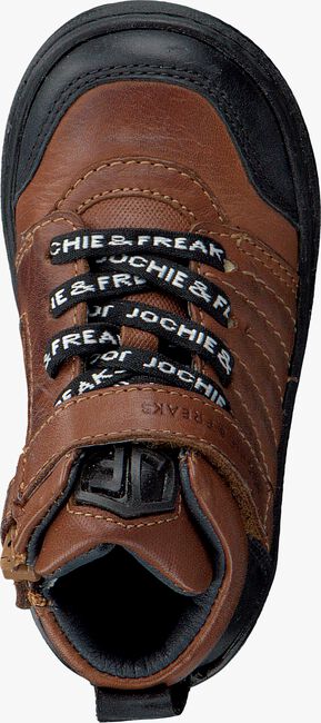 Cognac JOCHIE & FREAKS Hoge sneaker 19256 - large