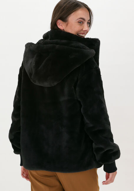 Grijze MOSCOW Faux fur jas EVELYN - large