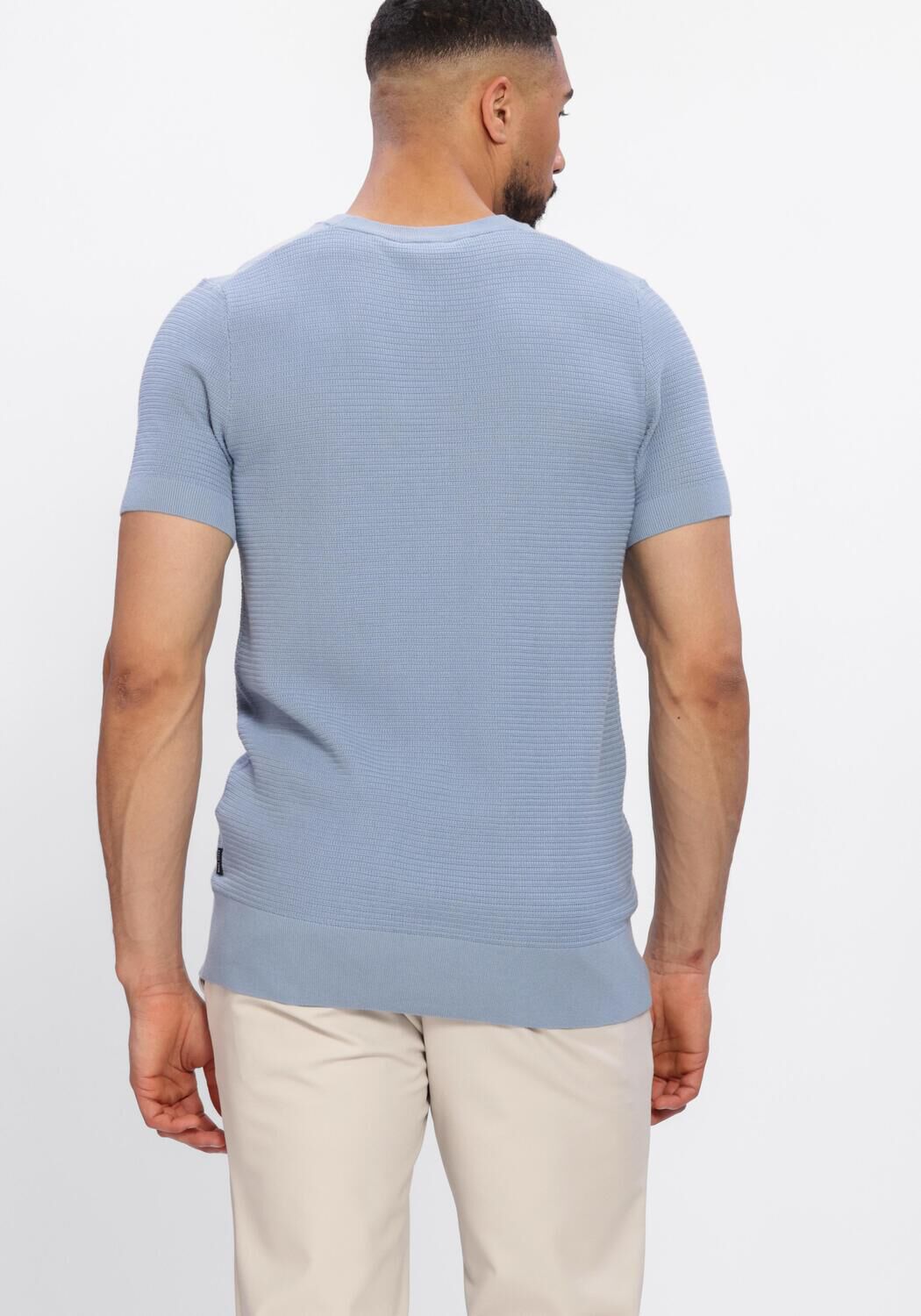 Blauwe SAINT STEVE T-shirt HEIN - large