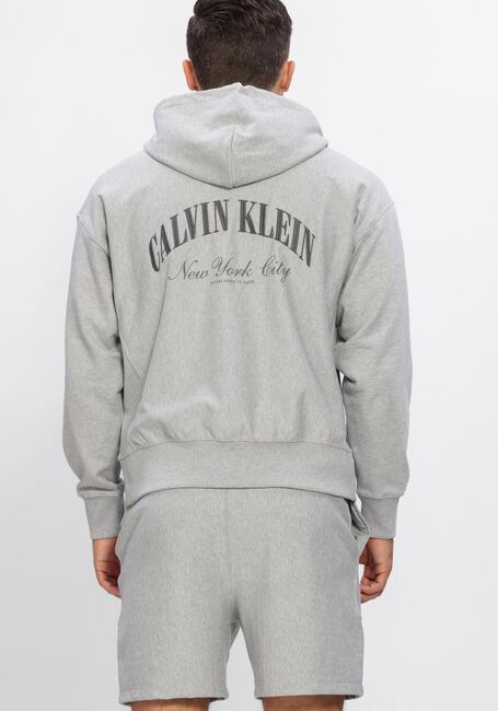 CALVIN KLEIN Chandail LS PREMIUM TERRY CALVIN COLLEGIA Gris clair - large
