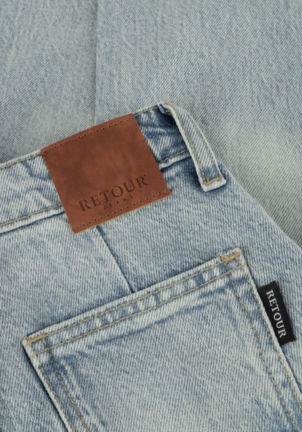 RETOUR Wide jeans GERRY Bleu clair - large