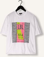 ALIX THE LABEL T-shirt LADIES KNITTED TRAVEL T-SHIRT en blanc ALIX THE LABEL T-shirt LADIES KNITTED TRAVEL T-SHIRT en blanc - medium