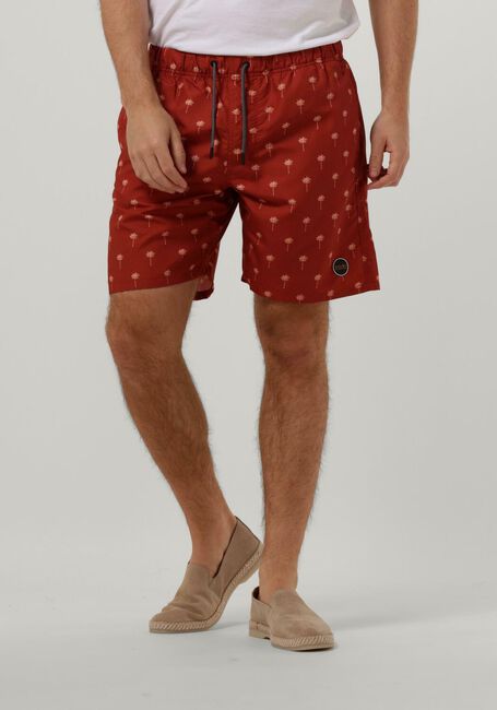 SHIWI  MEN SWIMSHORT SCRATCHED SHIWI PALM en rouge - large