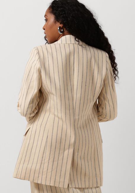 Zand SELECTED FEMME Blazer SLFHILDA LS FITTED BLAZER PIN STRIPE - large