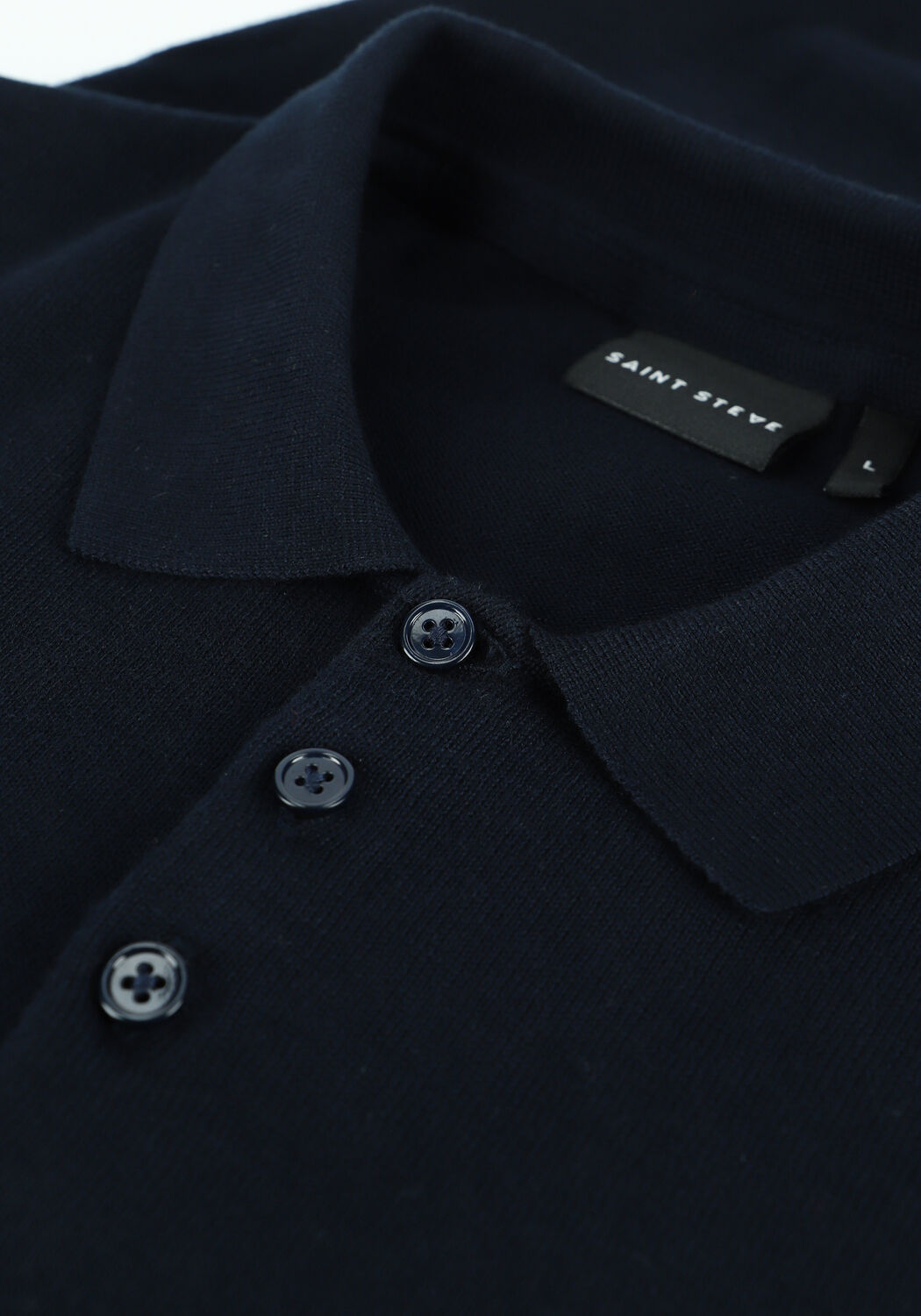 Donkerblauwe SAINT STEVE Polo BEREND - large