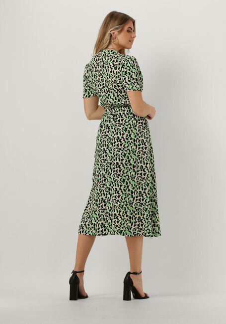 OBJECT Robe midi OBJISABELLA 2/4 DRESS en vert - large