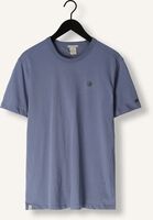Blauwe CAST IRON T-shirt R-NECK REGULAR FIT HEAVY COTTON Blauwe CAST IRON T-shirt R-NECK REGULAR FIT HEAVY COTTON - medium