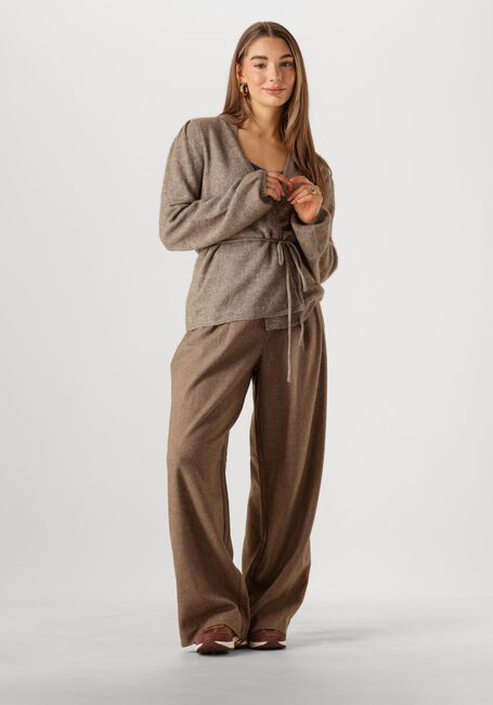 Bruine MSCH COPENHAGEN Pantalon MSCHJENNABELLA HW PANTS - large