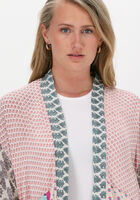 SISSEL EDELBO Kimono POCKET LONG MIX KIMONO Rose clair