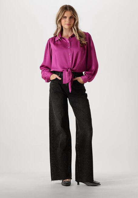 CATWALK JUNKIE BUTTON UP BLOUSE WITH LASH Blouses en violet - large
