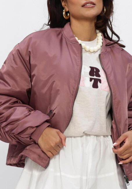 Roze OBJECT Jack OBJMARY NEW L/S LO SH BOMBER - large