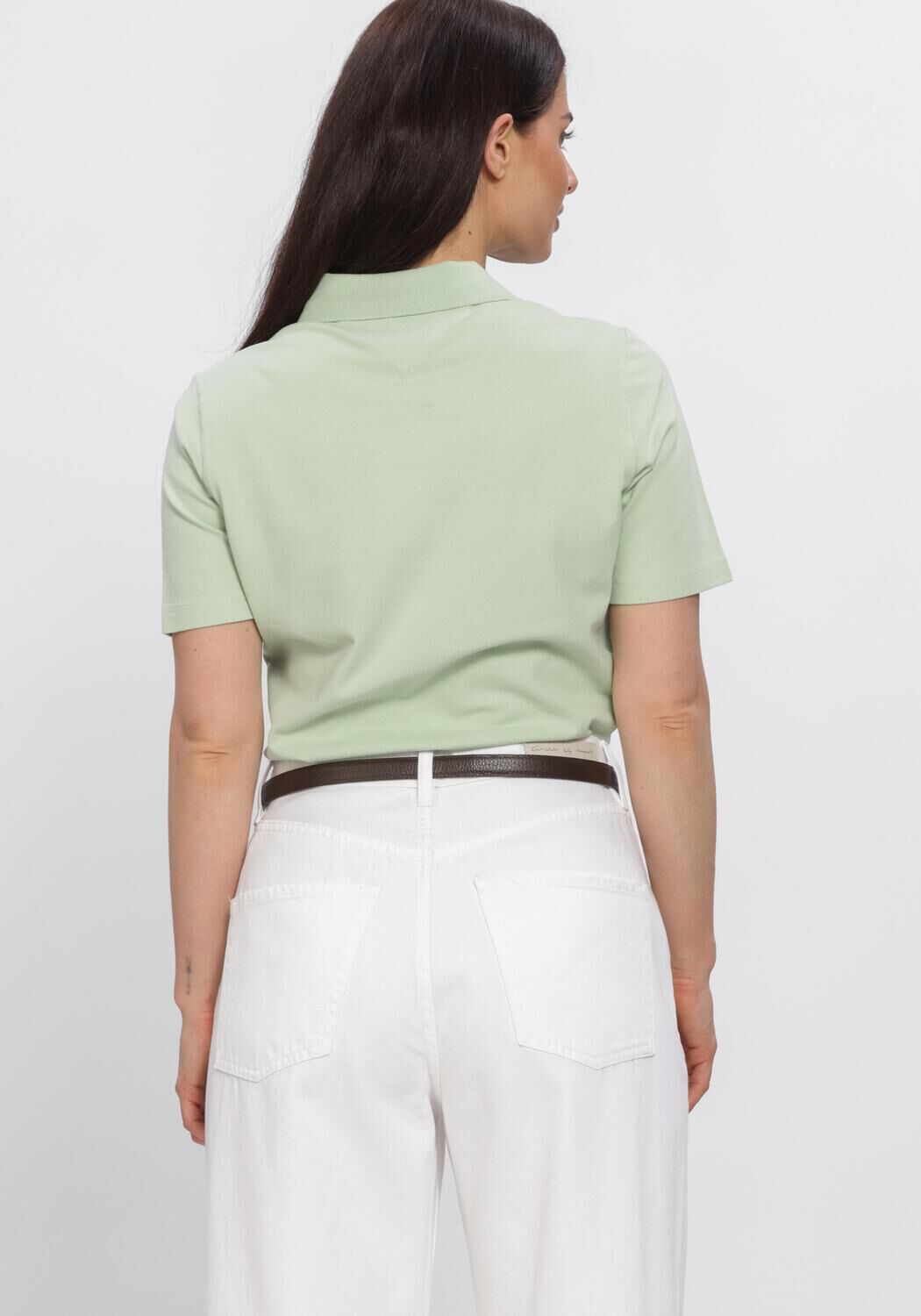 TOMMY HILFIGER Polo 1985 REG PIQUE POLO en vert - large