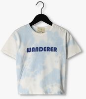WANDER & WONDER T-shirt WANDERER TIE DIE TEE en bleu - medium