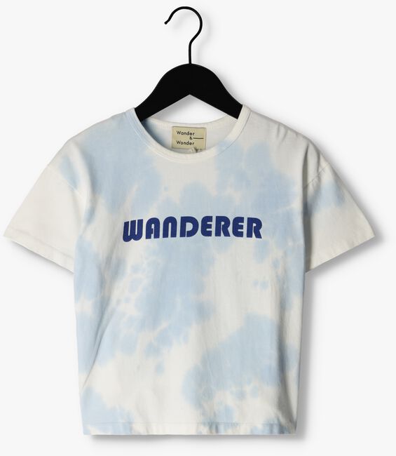 WANDER & WONDER T-shirt WANDERER TIE DIE TEE en bleu - large