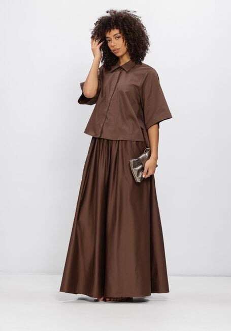 Bruine EST'SEVEN Maxirok AYLIN SKIRT - large