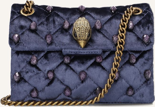 Blauwe KURT GEIGER LONDON Schoudertas MINI KENSINGTON CRYTALS Blauwe KURT GEIGER LONDON Schoudertas MINI KENSINGTON CRYTALS - large