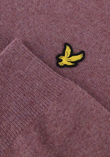 Paarse LYLE & SCOTT Trui LAMBSWOOL BLEND CREW NECK JUMPER Paarse LYLE & SCOTT Trui LAMBSWOOL BLEND CREW NECK JUMPER - large