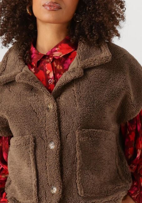 YDENCE Gilet GILET REJOU en marron - large