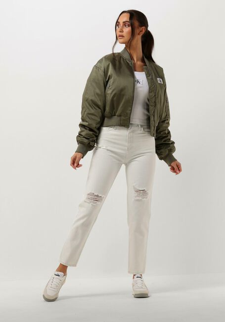 CALVIN KLEIN Jack SATIN BOMBER Olive - large