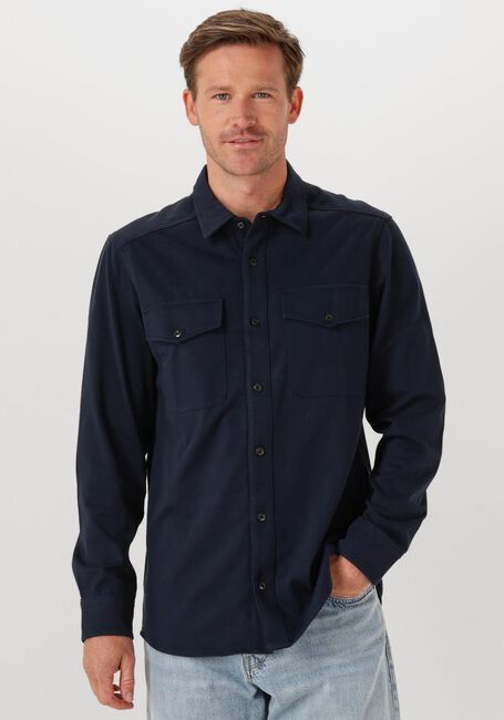 Blauwe G-STAR RAW Casual overhemd MARINE JERSEY SHIRT L\S - large