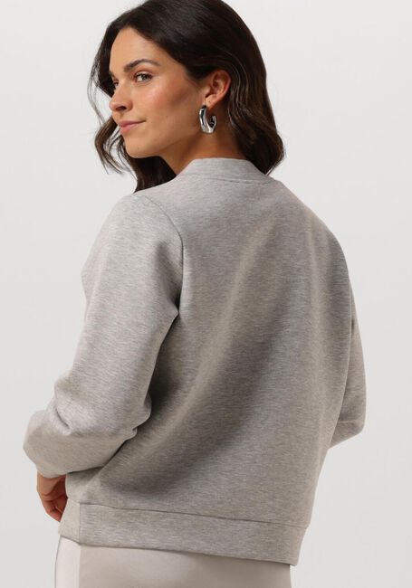SELECTED FEMME Pull SLFJAMILA LS V-NECK SWEAT Gris clair - large