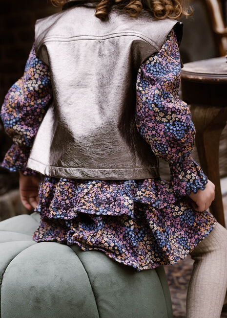 Zilveren DAILY7 Gilet METALLIC GILET - large