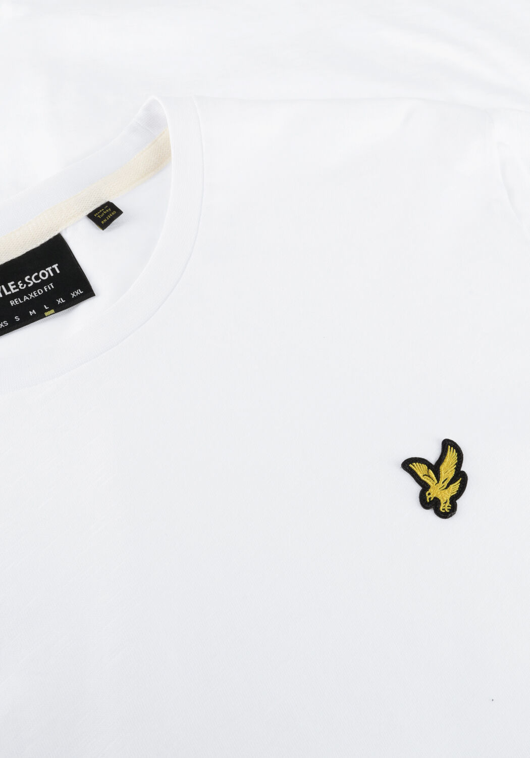 Witte LYLE & SCOTT T-shirt SLUB T-SHIRT - large