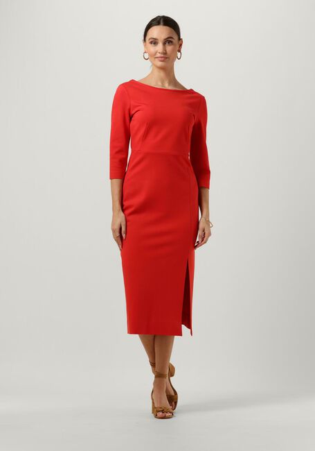 VANILIA Robe midi PUNTO CHIQUE DRESS en rouge - large