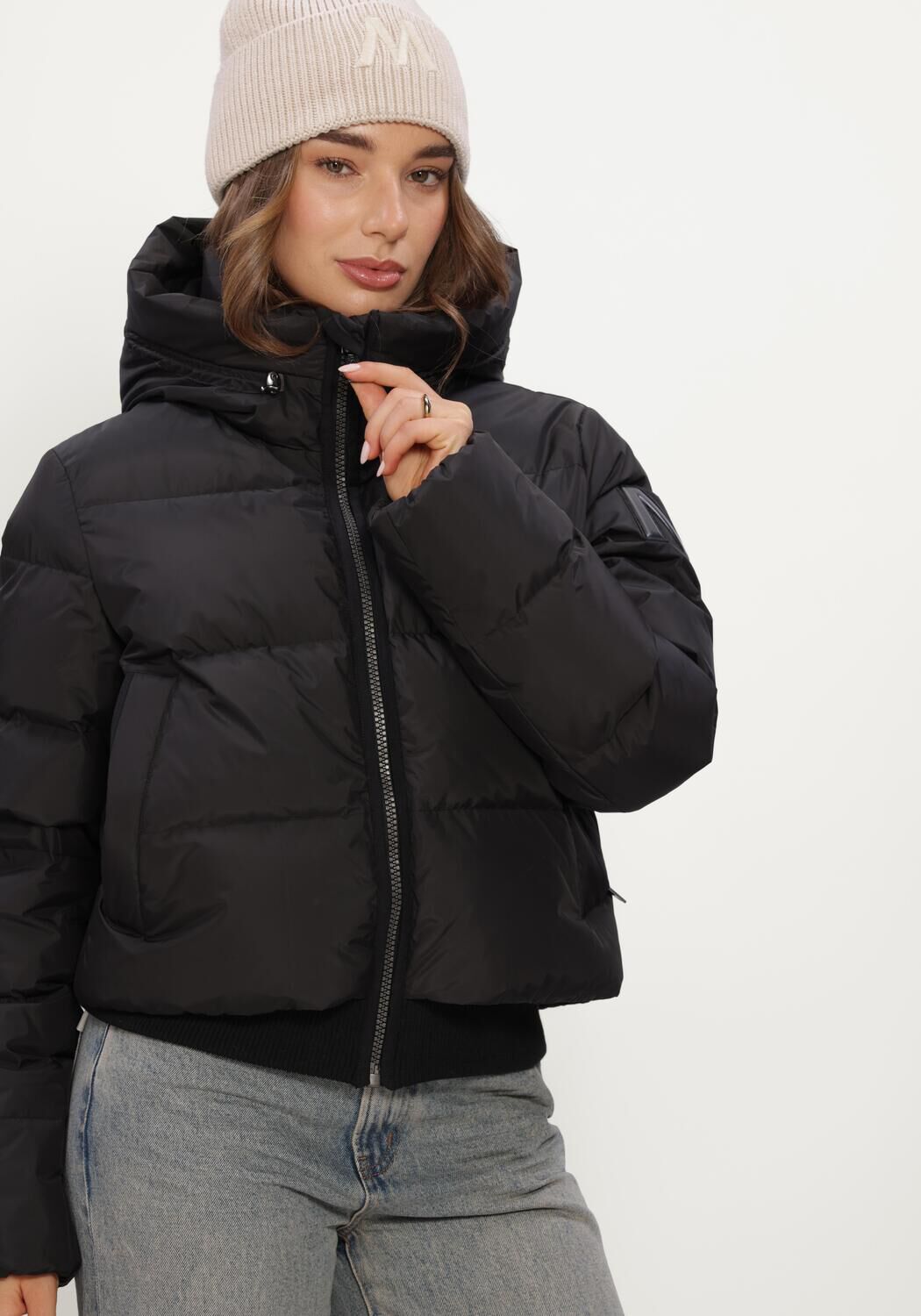 MOSCOW Veste matelass&eacute; 22A-08-FUSSY en noir - large