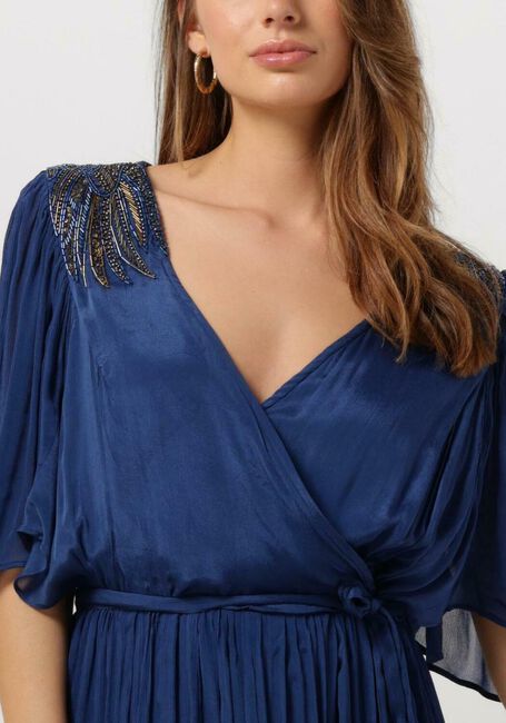 LOUIZON Robe maxi ASTRAL en bleu - large