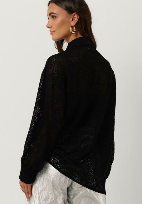 ALIX THE LABEL LADIES WOVEN ZEBRA LACE BLOUSE Blouses en noir - large