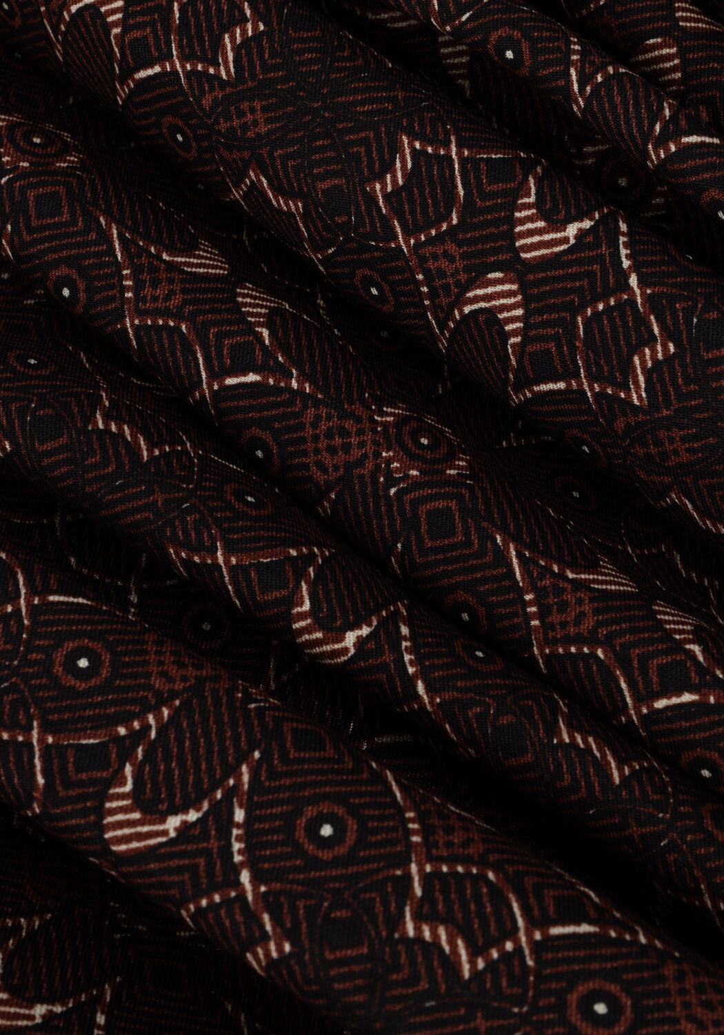 IDANO Jupe midi PAULA en marron - large